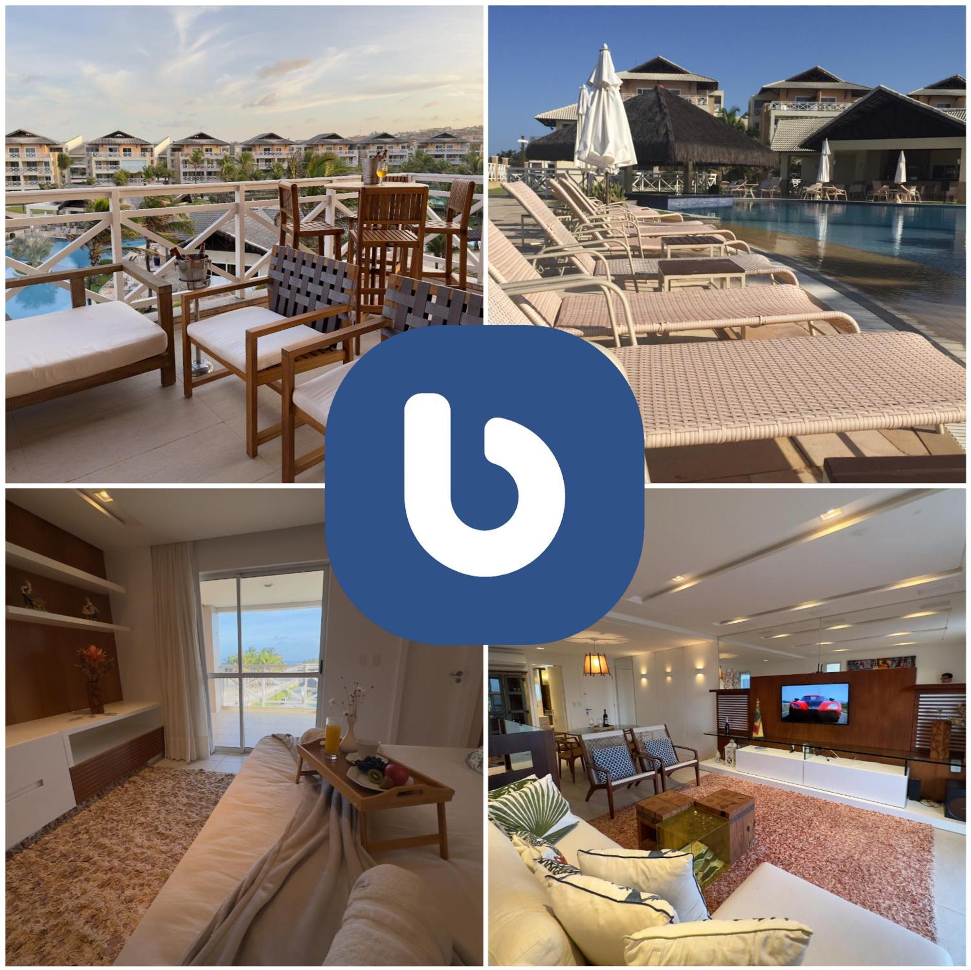Portamaris - Luxo Duplex , 4 Suites - Pe Na Areia Aquiraz Eksteriør billede